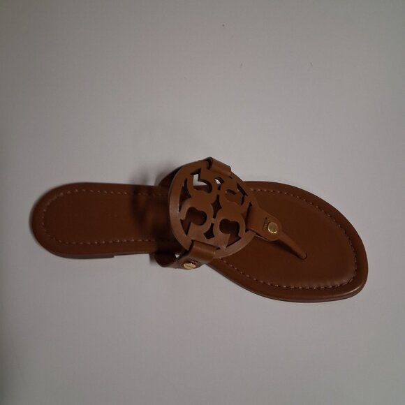 Tory Burch Miller Calf Leather Sandals Size 7.5 New - Picture 4 of 7